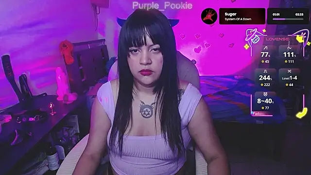 Purple-Pookiee online show from March 4, 2026, 4:31 am