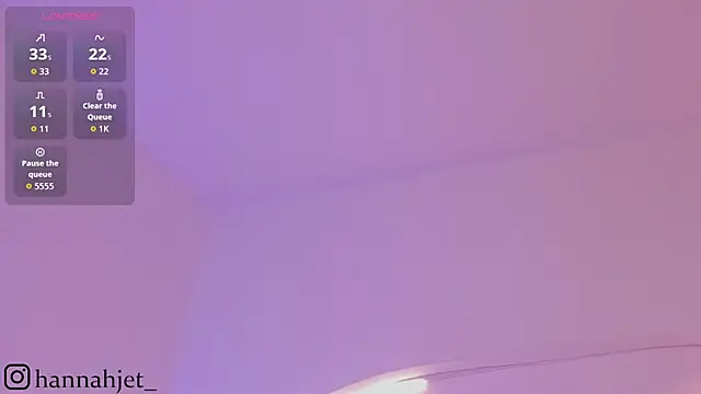 hannah jet online show from May 15, 2026, 7:34 pm