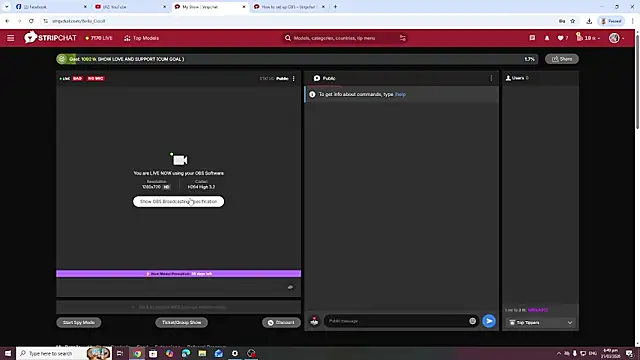 Snapshot of Bella_CiaoX chatting on March 31, 2026, 10:50 am Bella CiaoX online show from March 31, 2026, 10:50 am