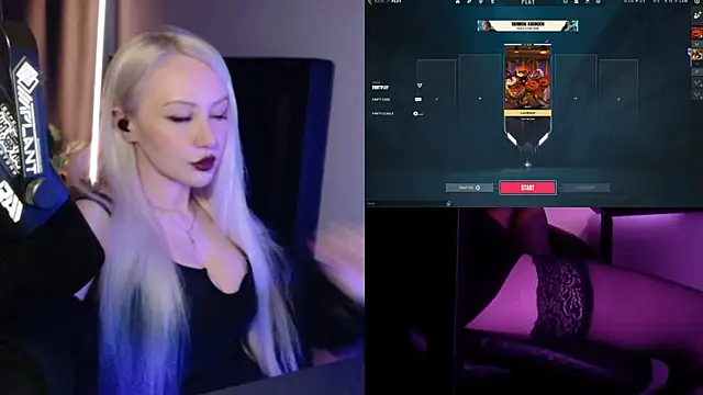 Snapshot of roxxyrowe chatting on June 14, 2026, 2:24 am roxxyrowe online show from June 14, 2026, 2:24 am
