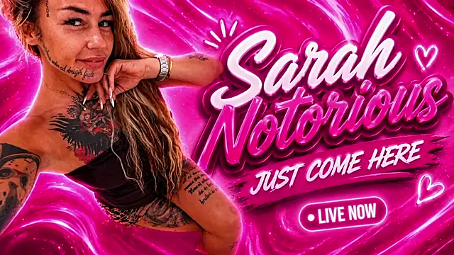Snapshot of SarahNotorious chatting on July 29, 2026, 10:09 pm SarahNotorious online show from July 29, 2026, 10:09 pm