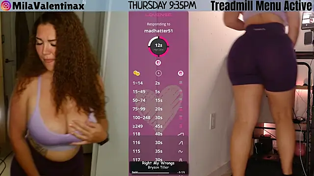 Snapshot of MilaValentina chatting on May 15, 2026, 1:36 am MilaValentina online show from May 15, 2026, 1:36 am