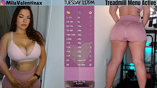 Snapshot of MilaValentina chatting on April 21, 2026, 5:19 pm MilaValentina online show from April 21, 2026, 5:19 pm