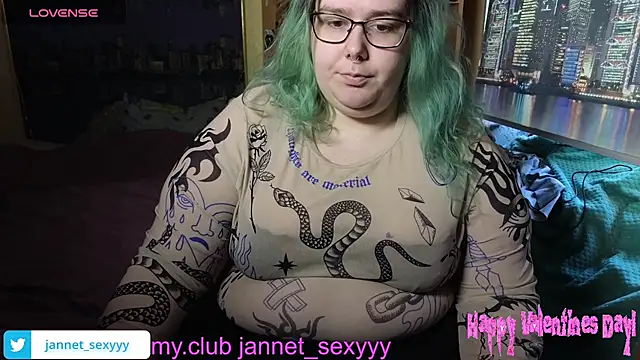 JannetPie online show from February 6, 2026, 12:12 pm