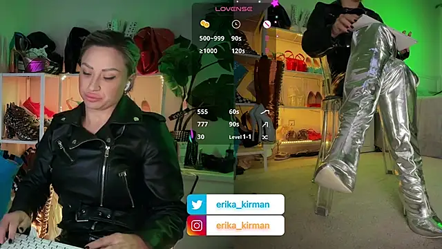 Erika Kirman online show from January 9, 2026, 2:35 pm