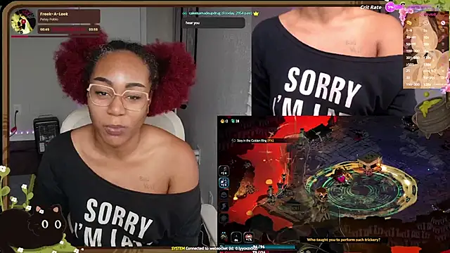 Snapshot of Cheybaaee chatting on December 3, 2025, 8:19 pm Cheybaaee online show from December 3, 2025, 8:19 pm