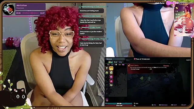 Snapshot of Cheybaaee chatting on March 12, 2026, 5:50 pm Cheybaaee online show from March 12, 2026, 5:50 pm