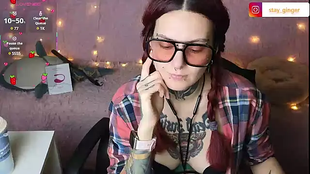 Ginger Stay online show from February 10, 2025, 8:53 pm
