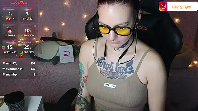 Ginger Stay online show from March 10, 2025, 10:28 am