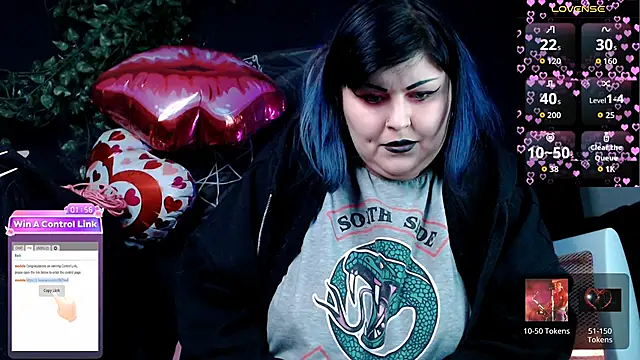 Snapshot of Psychobitch7 chatting on February 14, 2026, 8:20 pm Psychobitch7 online show from February 14, 2026, 8:20 pm