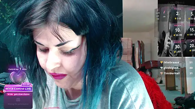 Snapshot of Psychobitch7 chatting on June 8, 2026, 10:38 am Psychobitch7 online show from June 8, 2026, 10:38 am