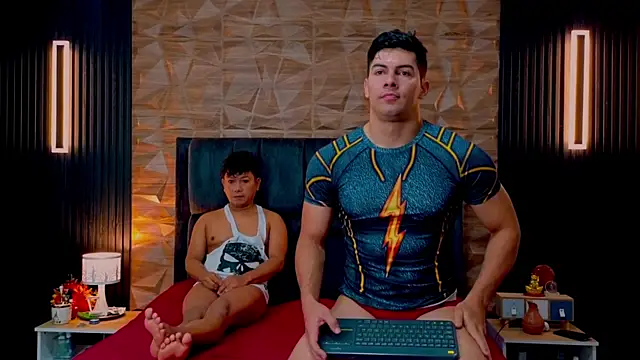 FelipeAndMarcello3 online show from October 20, 2025, 2:06 pm