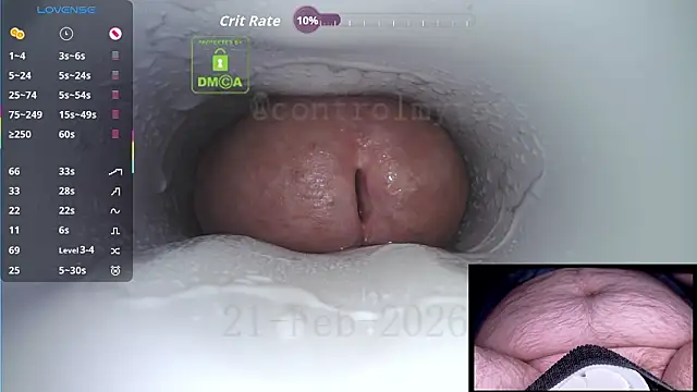 Snapshot of controlmytoys chatting on February 21, 2026, 8:44 pm controlmytoys online show from February 21, 2026, 8:44 pm