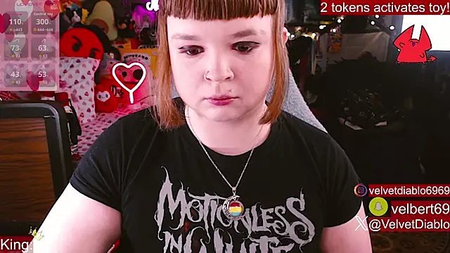 VelvetDiablo online show from February 18, 2026, 12:41 am