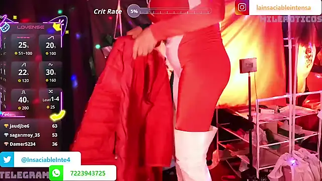 Snapshot of LaInsaciableIntensa chatting on September 15, 2025, 2:23 am LaInsaciableIntensa online show from September 15, 2025, 2:23 am