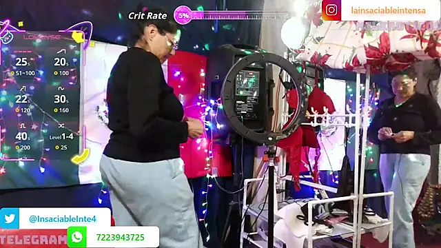 LaInsaciableIntensa online show from January 10, 2026, 11:44 pm