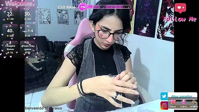 Abysparadise online show from October 17, 2025, 4:16 am