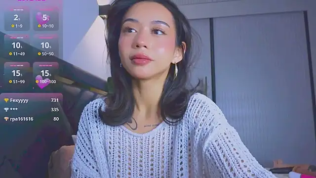 Mia Tin online show from October 29, 2025, 5:34 pm