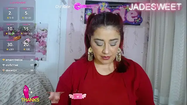 Snapshot of JADE_SWEET2 chatting on February 13, 2025, 8:24 pm JADE SWEET2 online show from February 13, 2025, 8:24 pm