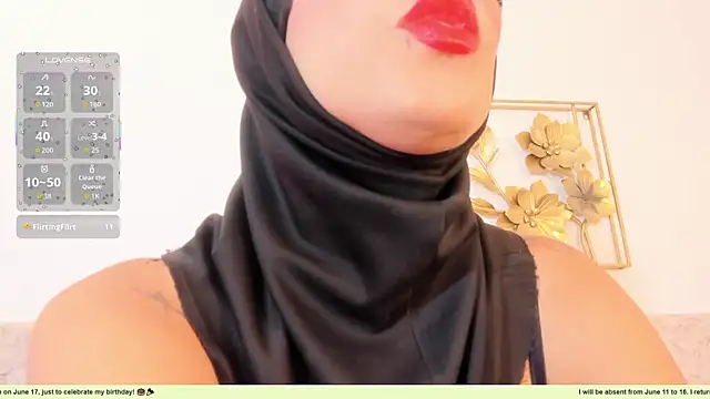 Snapshot of hanajameela chatting on June 9, 2026, 12:06 pm hanajameela online show from June 9, 2026, 12:06 pm