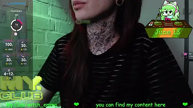 Snapshot of Witch_Emma chatting on June 13, 2026, 8:01 am Witch Emma online show from June 13, 2026, 8:01 am