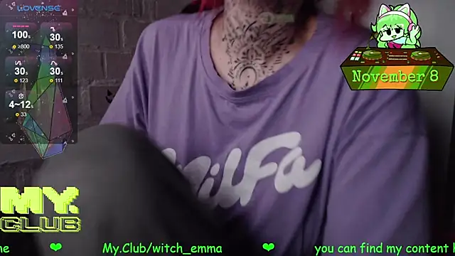 Snapshot of Witch_Emma chatting on November 8, 2025, 10:30 am Witch Emma online show from November 8, 2025, 10:30 am