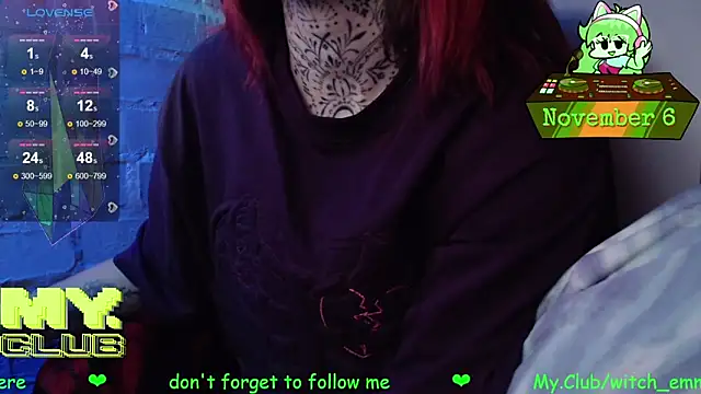 Snapshot of Witch_Emma chatting on November 6, 2025, 8:07 am Witch Emma online show from November 6, 2025, 8:07 am