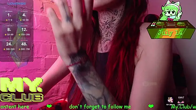 Witch Emma online show from July 14, 2026, 10:21 am