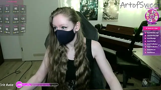 Snapshot of ArtofSweet chatting on March 14, 2026, 8:59 pm ArtofSweet online show from March 14, 2026, 8:59 pm