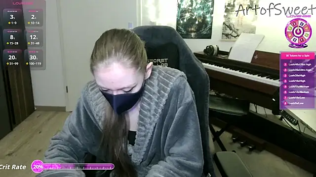 Snapshot of ArtofSweet chatting on April 6, 2026, 8:21 pm ArtofSweet online show from April 6, 2026, 8:21 pm