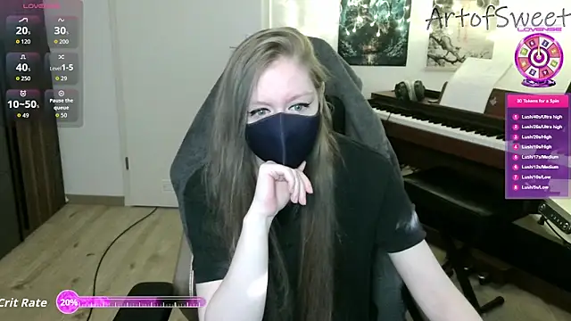 Snapshot of ArtofSweet chatting on April 10, 2026, 5:31 pm ArtofSweet online show from April 10, 2026, 5:31 pm