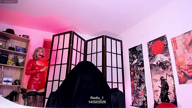 Snapshot of Redlu_1 chatting on February 14, 2026, 9:59 pm Redlu 1 online show from February 14, 2026, 9:59 pm