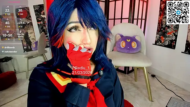 Snapshot of Redlu_1 chatting on March 22, 2026, 1:42 am Redlu 1 online show from March 22, 2026, 1:42 am