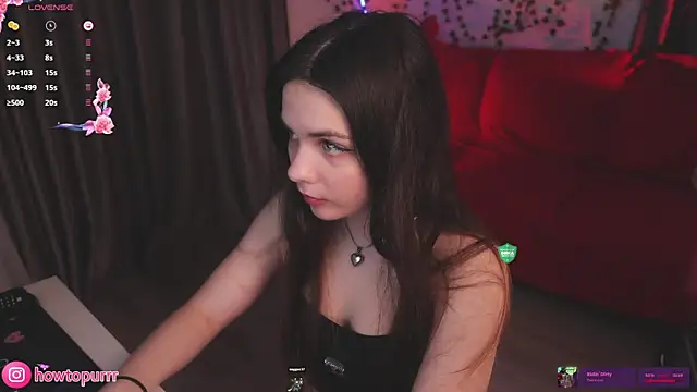 Snapshot of How2Meow chatting on July 9, 2026, 5:34 pm How2Meow online show from July 9, 2026, 5:34 pm