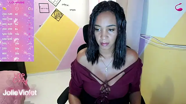 JolieViolet online show from January 16, 2026, 6:34 pm