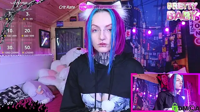 Snapshot of NekoCyber chatting on March 7, 2025, 5:40 am NekoCyber online show from March 7, 2025, 5:40 am