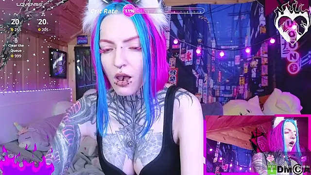 Snapshot of NekoCyber chatting on November 2, 2025, 5:34 am NekoCyber online show from November 2, 2025, 5:34 am