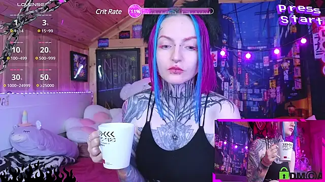 Snapshot of NekoCyber chatting on March 12, 2025, 5:02 am NekoCyber online show from March 12, 2025, 5:02 am