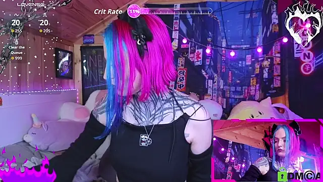 Snapshot of NekoCyber chatting on November 9, 2025, 5:11 am NekoCyber online show from November 9, 2025, 5:11 am