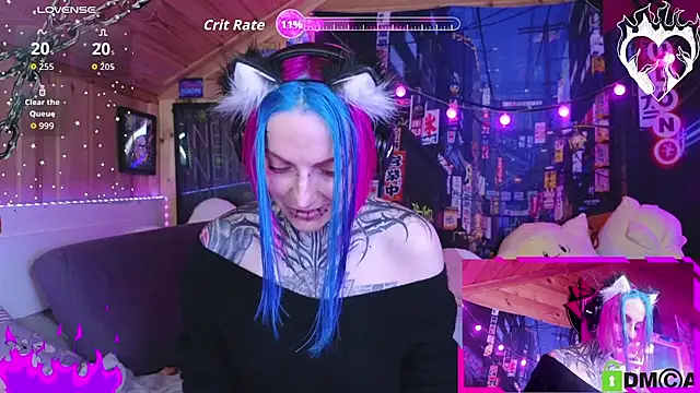 Snapshot of NekoCyber chatting on October 26, 2025, 5:19 am NekoCyber online show from October 26, 2025, 5:19 am