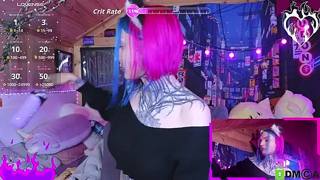 Snapshot of NekoCyber chatting on October 30, 2025, 4:55 am NekoCyber online show from October 30, 2025, 4:55 am