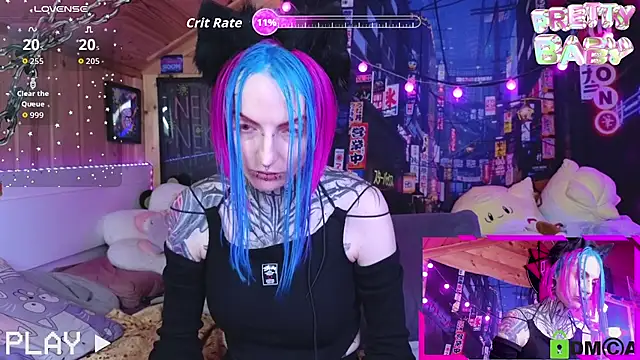 Snapshot of NekoCyber chatting on October 19, 2025, 5:10 am NekoCyber online show from October 19, 2025, 5:10 am