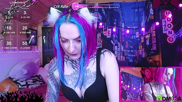 Snapshot of NekoCyber chatting on February 13, 2025, 5:37 am NekoCyber online show from February 13, 2025, 5:37 am