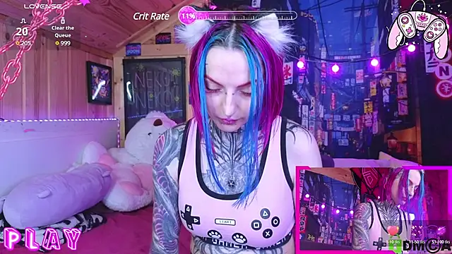 Snapshot of NekoCyber chatting on March 20, 2025, 5:13 am NekoCyber online show from March 20, 2025, 5:13 am