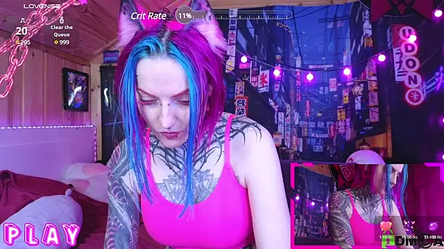 Snapshot of NekoCyber chatting on February 16, 2025, 5:48 am NekoCyber online show from February 16, 2025, 5:48 am