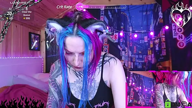 Snapshot of NekoCyber chatting on February 23, 2025, 5:12 am NekoCyber online show from February 23, 2025, 5:12 am