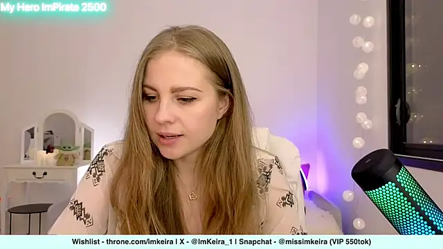 ImKeira online show from January 15, 2025, 10:35 pm