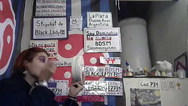 Snapshot of black_lady731 chatting on May 24, 2026, 7:36 pm black lady731 online show from May 24, 2026, 7:36 pm