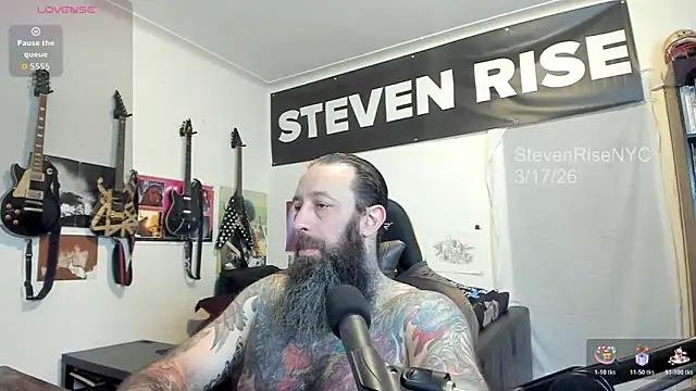 Snapshot of StevenRiseNYC chatting on March 17, 2026, 12:30 pm StevenRiseNYC online show from March 17, 2026, 12:30 pm