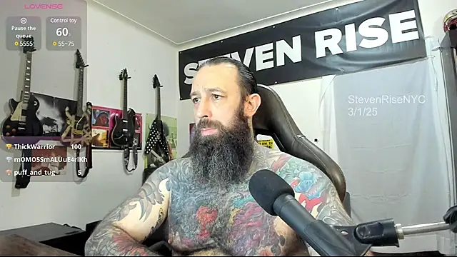 StevenRiseNYC online show from March 2, 2025, 1:37 am